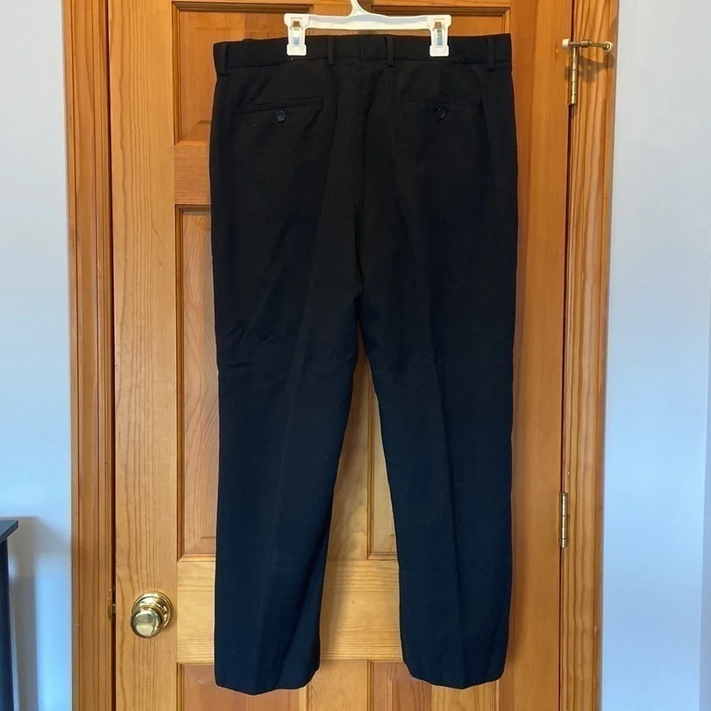 J. Crew Black Ludlow Slim-fit Suit Pant in 100% Italian Wool Size 36 x 30